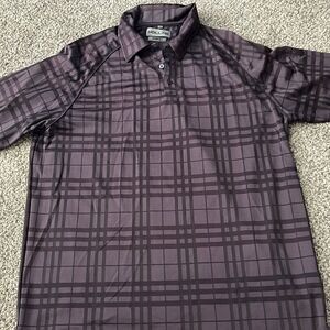 Hollas XFC - Suncadia - Purple Plaid Polo - XL